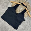 Klassy Network  Halter Brami Crop Top Stretch Ribbed in Black Size M Photo 5