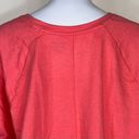 Lane Bryant  Livi Activewear Poof Short Sleeve Banded Bottom Slub Shirt in Salmon Photo 8