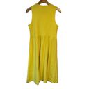 Draper James  Tank Dress Size Medium Yellow Sleeveless Ankle Maxi Soft Crepe NEW Photo 6