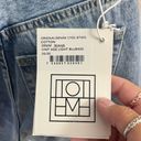 TOTEME NWT  Twisted Seam Straight Leg Jean Light Wash Size 26 Photo 4