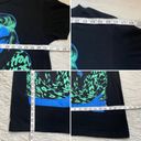 Billie Eilish green and blue neon graphic tee Photo 4