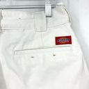 Dickies  Pants Women's Size 7/28 Relaxed Flat Front Cropped White NWT** Photo 6