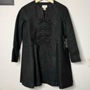 Tuckernuck  NWT Dress Blair Bow Coat Mini Dress Black Size XXS Photo 0