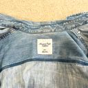 American Eagle AEO Light Wash Denim Shirt Photo 4