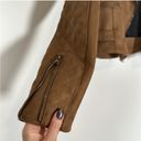 Banana Republic  Vegan Suede Quilted Leather Moto Jacket Photo 4