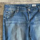 Maurice's  Medium Wash Bootcut Stone Wash Jeans Womens 15/16 (37X31) Mid Rise Photo 1