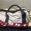 Tommy Hilfiger  Travel Gym Duffle Shoulder Bag White Blue Red Adult Large EUC Photo 0