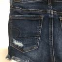 American Eagle  next level stretch Jean‎ denim short shorts size 00 distressed Photo 5