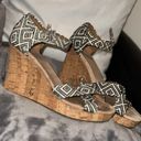 Toms Aztec Casual Wedges Sandals High Heels Photo 1