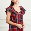 Hill House  Home Cordelia Dress - Red Tartan Photo 4