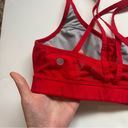 Zella  Activewear strappy red sports bra Photo 3