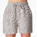 Sweaty Betty  Organic Cotton Animal Print Athletic Shorts French Terry Size M NWT Photo 1