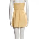 Reformation Yellow Mini Dress Photo 2