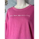 Missguided  Rose Pink Romeo Cropped Pullover Relaxed Sweatshirt Size 12 Large Photo 3