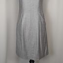 Theory  Sleeveless Wool Blend Sheath Dress Gray Size 4 Photo 11