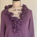 AB Studio  lavender layered blouse Photo 3