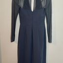 House Of CB - Evangelina Slate Plunge Maxi Dress Formal Prom Gown Elegant Goddess Photo 5