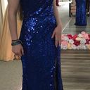 Blue Formal / Pageant / Prom Dress Size 6 Photo 3