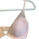 Victoria's Secret  Size 32DD Pink Lace Mesh Incredible Plunge Underwire Bra Photo 1