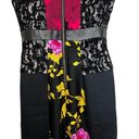 Tracy Reese  Mixed Media and Fabric Floral Print Sheath Dress EUC Size 6 Photo 6