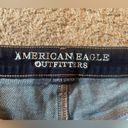 American Eagle Dark Blue Denim Jean Shorts, Super Stretch, Hi-Rise Shortie Photo 2