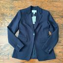 Nordstrom  Signature One Button Blazer in Navy Night Size XS - NWT Photo 7