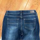 Dear John  Playback Cuffed Cropped Straight Leg Dark Wash Raw Hem Jeans Size 25 Photo 7