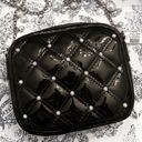 White House | Black Market NWT  Black Patent Faux Pearl Crossbody Purse Photo 9