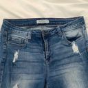 Cello Ms.  Light Wash Distressed very high waisted jeans size 14 Photo 8