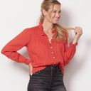 Faherty NWT  Willa Top in Carmine Photo 0