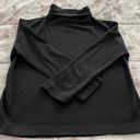 Lululemon Black Merino Wool Mock Neck Sweater, Size 4 Photo 3