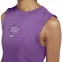 Nike Sportswear Women Purple Nubela Varsity Short Romper Photo 7