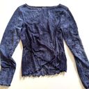 Studio Y 90s‎ Vintage Textured Mesh   LS Top Photo 0