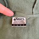 ASICS  Softshell Green Jacket Hood Full Zip Color Block Rain Water Resistant Med Photo 7