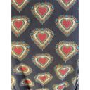 RHODE Goth Heart Print Long Sleeve Full Skirt Mini Dress Size Medium Photo 3