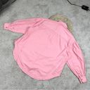 Free People  We The Free Happy Hour Poplin Top Oversized Longsleeve Pink XS Photo 7