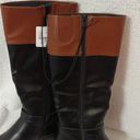 st. john's bay  Black Multi Knee High Boots Size 7 Medium Photo 6