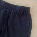 James Perse  black front double ties shorts Photo 2