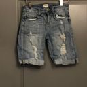 Sneak Peak Distressed Shorts Photo 1