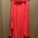 City Triangles Chic Flowing Coral Gown with Lace Sequined Bottom Dress Size 7 Juniors Photo 0