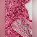 Lands'End  Pink Paisley Shirt Sleeve Swim Shirt Size Medium (10-12) Photo 3