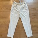 White House | Black Market NWT  The Tapered Ankle Belted Pants Size 4 Retail $99 Photo 2