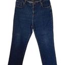 Krass&co Lauren Jeans  Womens Classic Straight Leg Jeans Denim Dark Wash Blue Size 14W Photo 0