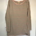 Matilda Jane  Off The‎ Grid Long Sleeve Tunic Top Pink Green Stripes Women's M Photo 1