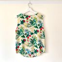 London Fog 80s Fruit Floral print viscose sleeveless top Photo 4