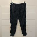 Bella Dahl Black linen cargo joggers Photo 2