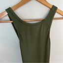 Madewell  Second Wave Ribbed Cutout-Back One-Piece Swimsuit green small Photo 2