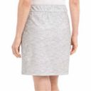 Hilary Radley  Light Gray Space Dye Pull-On Skirt Photo 8