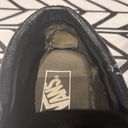 Vans  black leather slip-on sneaker size 7.5 women Photo 3