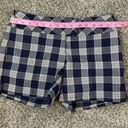 Slazenger NWOT  Women's Blue and Orange Plaid 5 inch Golf Short Size 2 Photo 6